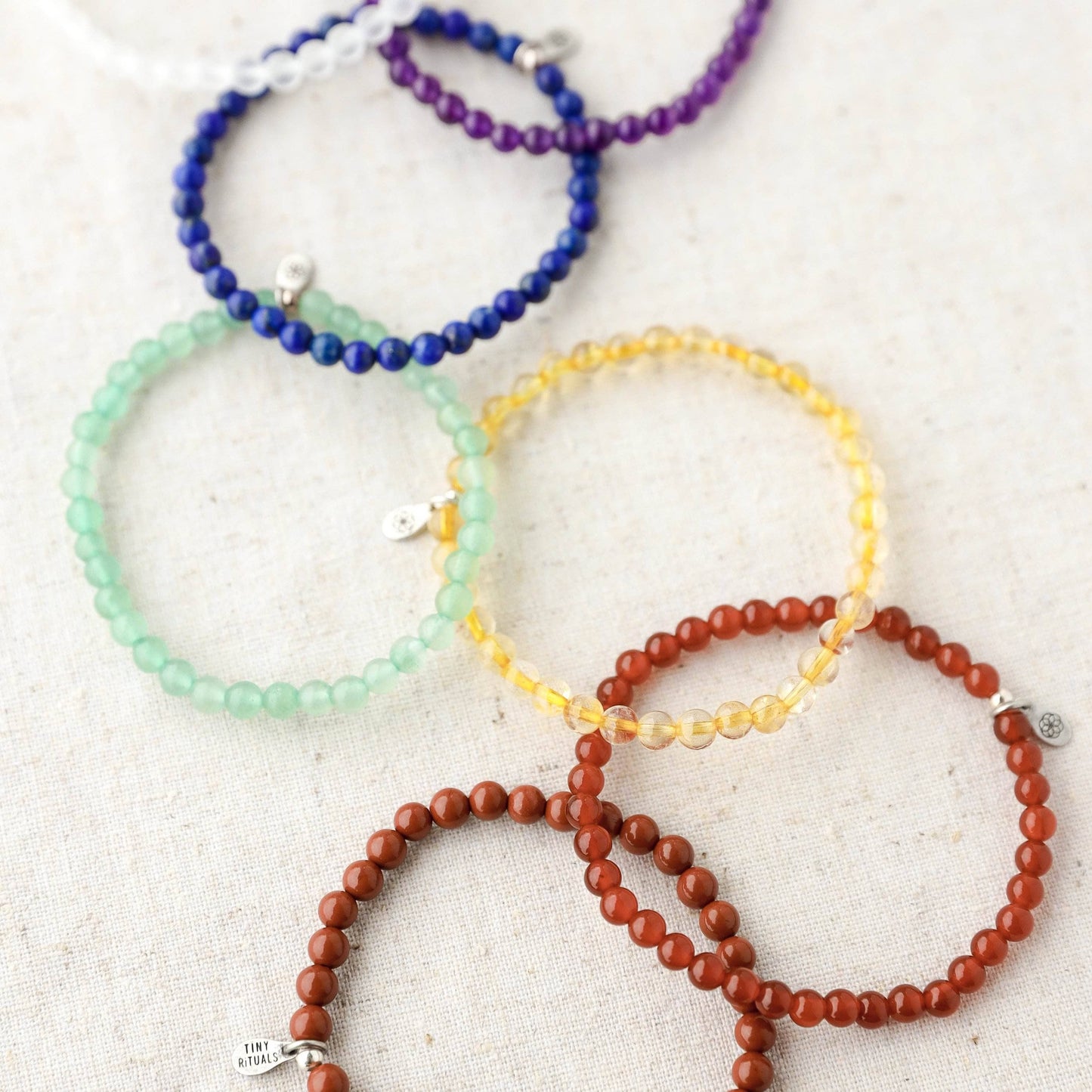 Chakra Bracelet Set by Tiny Rituals