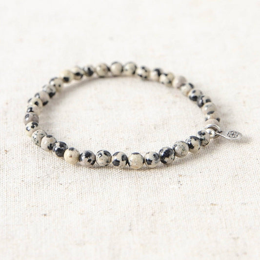 Dalmatian Jasper Energy Bracelet by Tiny Rituals