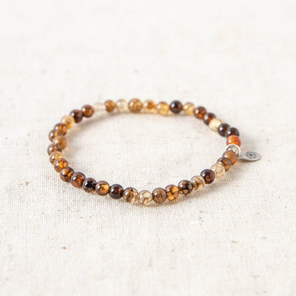 Dragon Vein Agate  Energy Bracelet by Tiny Rituals