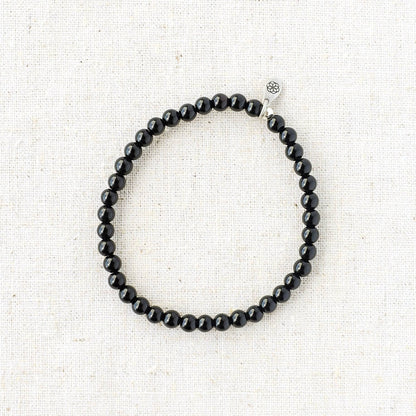 Black Agate Energy Bracelet by Tiny Rituals