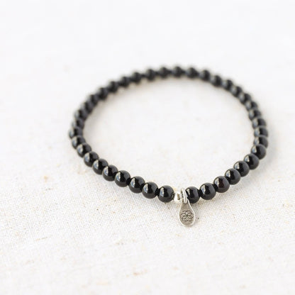 Black Agate Energy Bracelet by Tiny Rituals