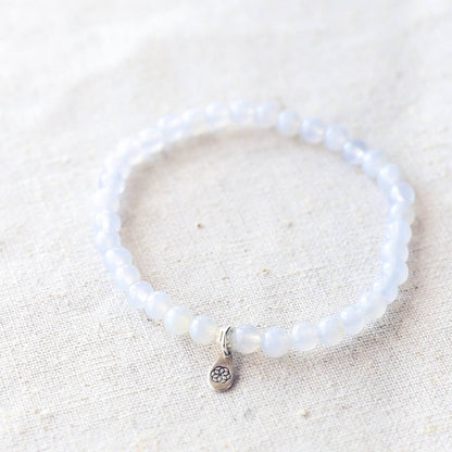 Blue Chalcedony Energy Bracelet by Tiny Rituals