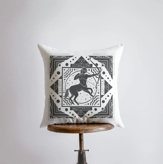 Sagittarius Zodiac Throw Pillow