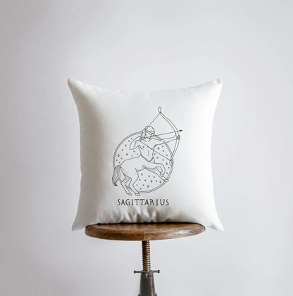 Sagittarius Zodiac Throw Pillow