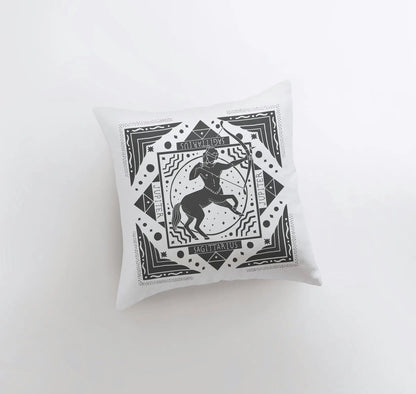 Sagittarius Zodiac Throw Pillow