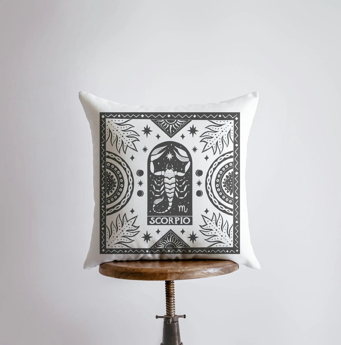 Scorpio Zodiac Throw Pillow