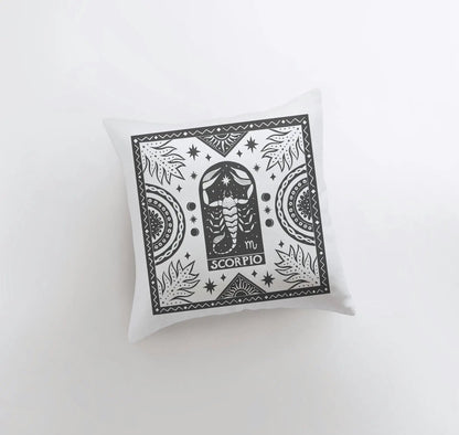 Scorpio Zodiac Throw Pillow