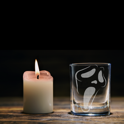 SCREAM MASK Shot Glass by Lumengrave