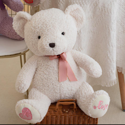 Charming Valentine's Teddy Bear Plush by Plushy Planet