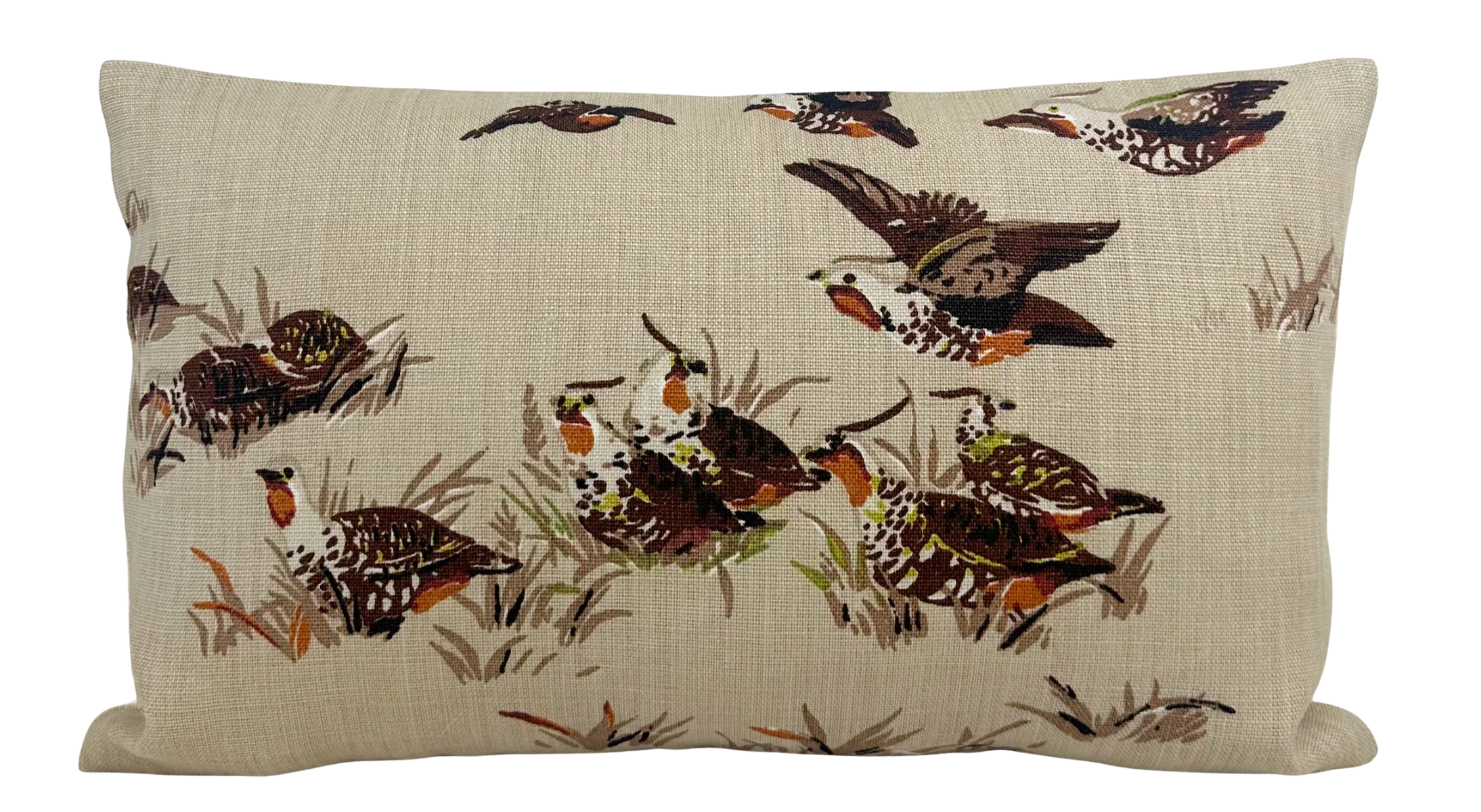 Pointers Covey Pillow Cover in Tan Brown, Schumacher Textiles