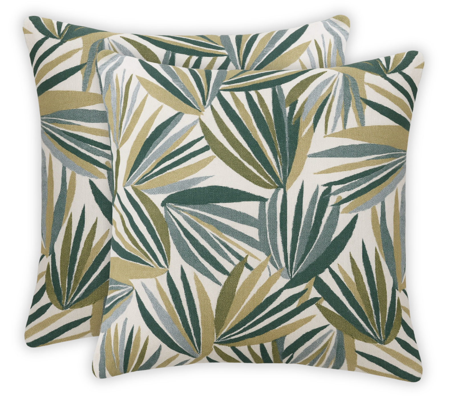 Palmetto Pillow Cover in Verdigris, Perennials Textiles