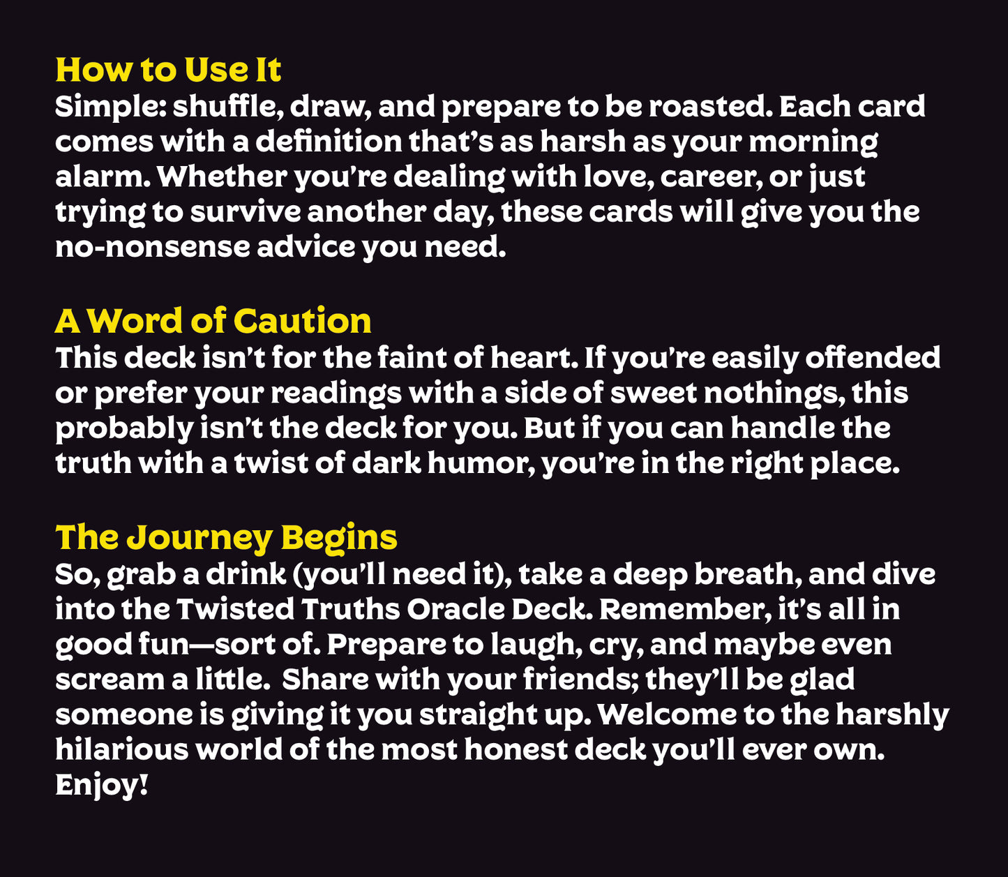 Savage Suits & Twisted Truths Cartomancy Deck Duo for Truth Seekers