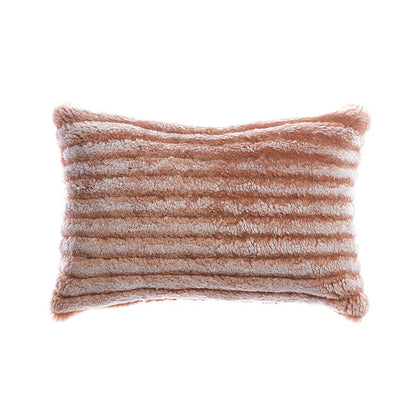 Shearling Striped Ultra Soft Pillow