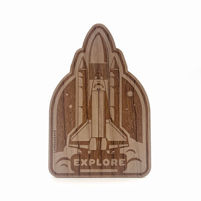 Space Wood Stickers