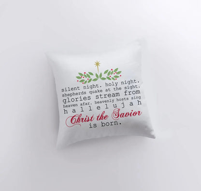 Silent Night Throw Pillow