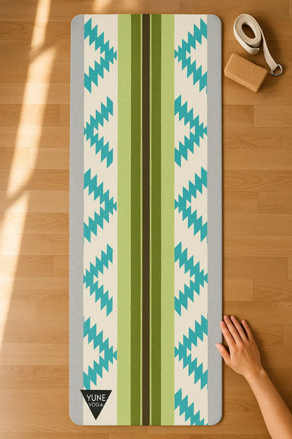 yoga mat green