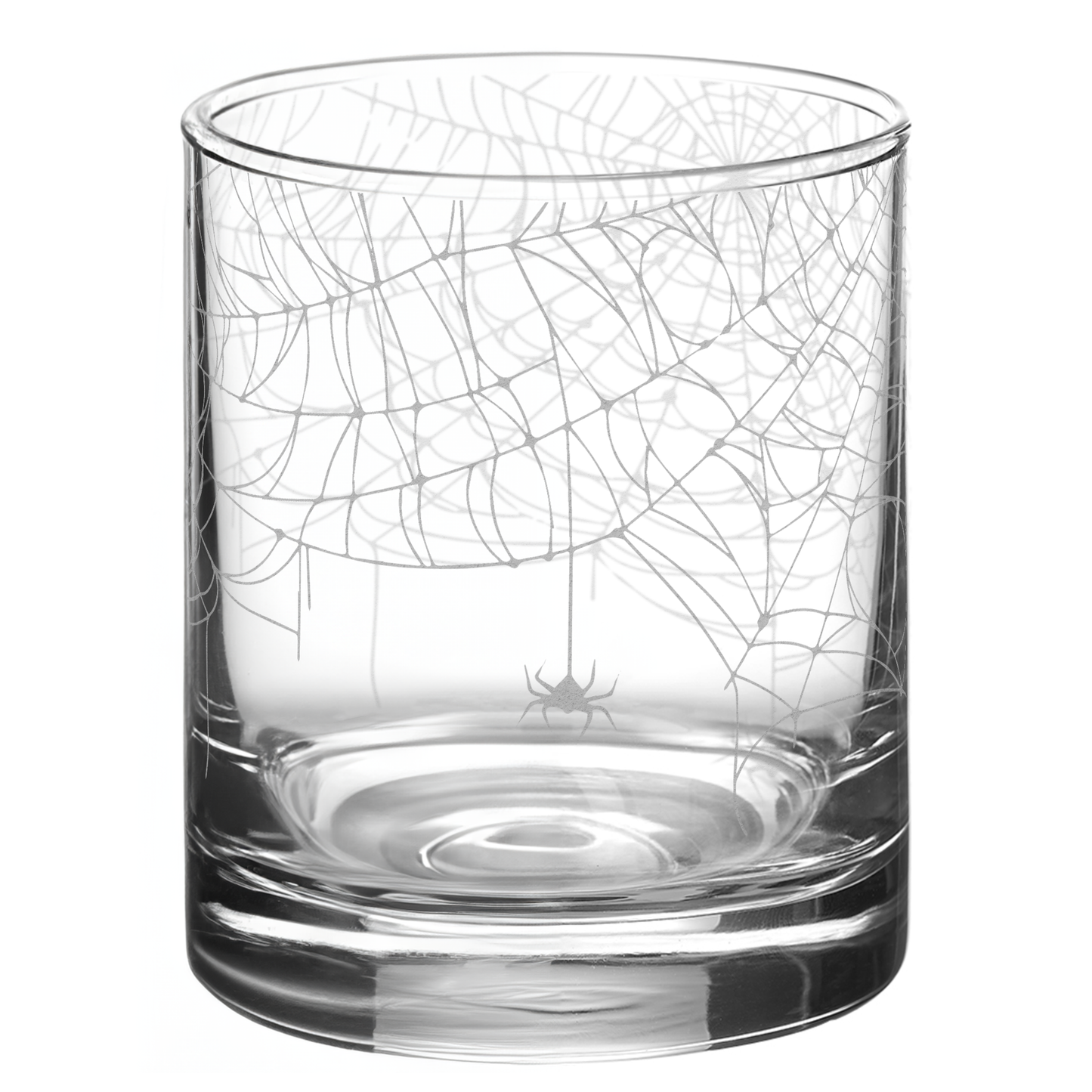 SPIDERWEBS Whiskey Glass by Lumengrave