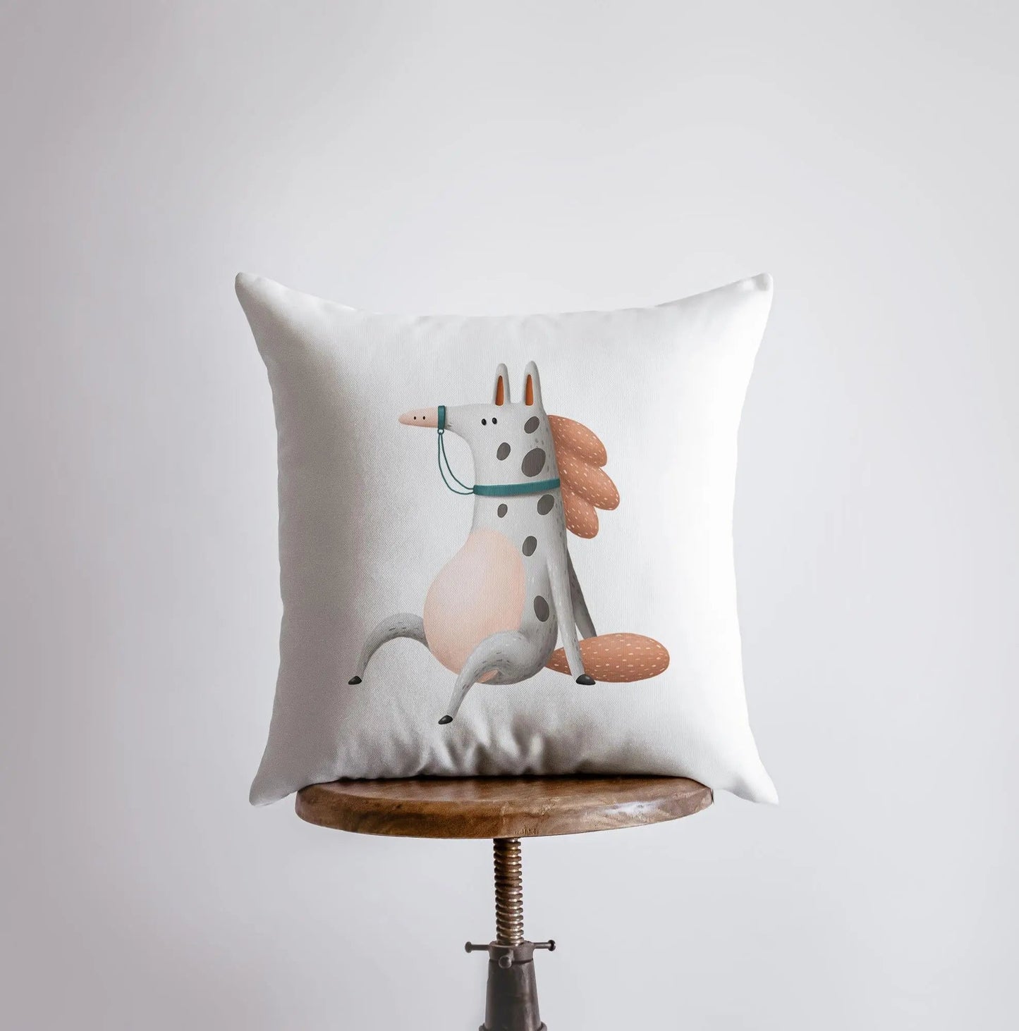 Spotted Horse Throw Pillow