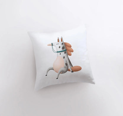 Spotted Horse Throw Pillow