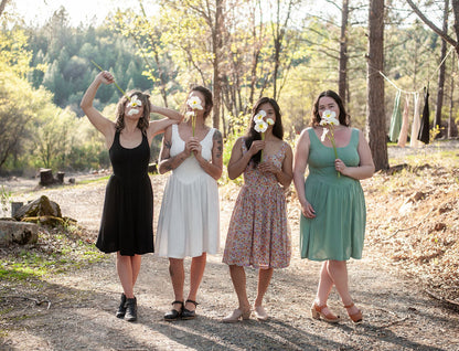 Agnes dress in Oat Linen