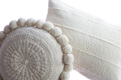 Tinny Stripes Wool Lumbar Pillow