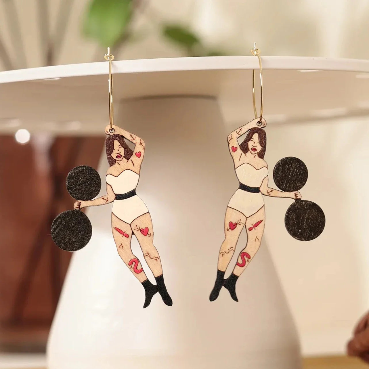 Strongwoman Hoops by LE CHIC MIAMI