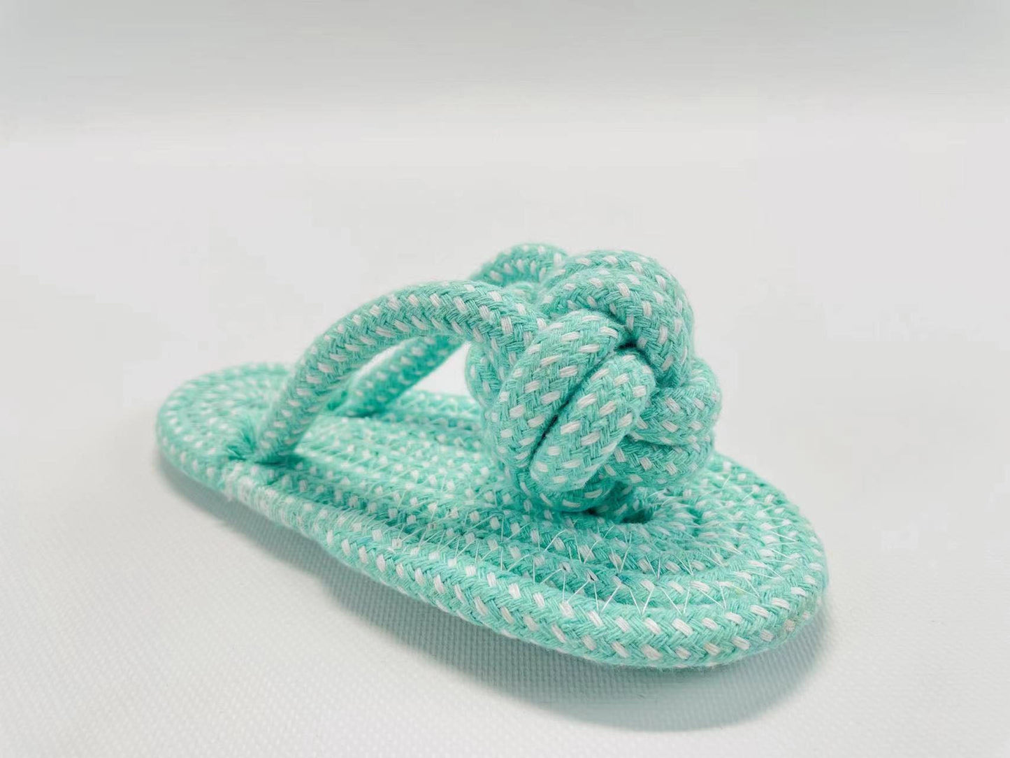 Soft cotton rope woven pet toy for playtime. Ideal for your furry friends! Comfy and fun.