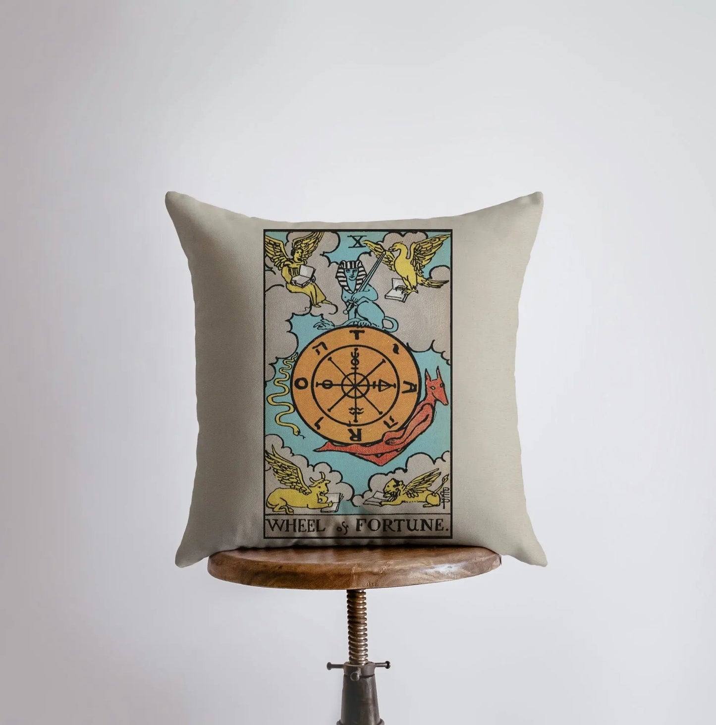 Tarot Card | Justice | Zodiac | Astrology | Throw Pillow  | Map of the Stars | Home Decor | Room Decor | Astrology Sign by UniikPillows