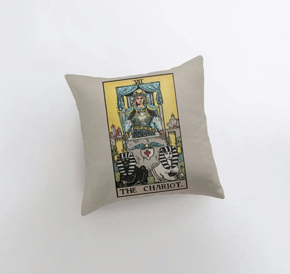 Tarot Card | The Chariot | Zodiac | Astrology | Throw Pillow  | Map of the Stars | Home Decor | Room Decor | Astrology Sign by UniikPillows