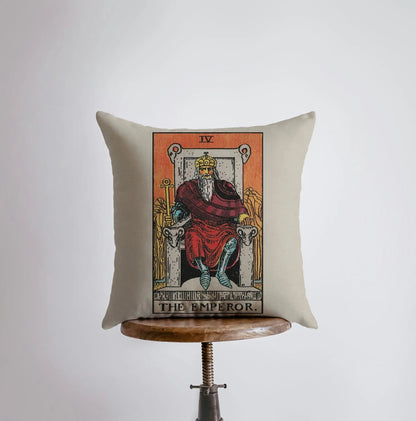 Tarot Card | The Emperor | Zodiac | Astrology | Throw Pillow  | Map of the Stars | Home Decor | Room Decor | Astrology Sign by UniikPillows