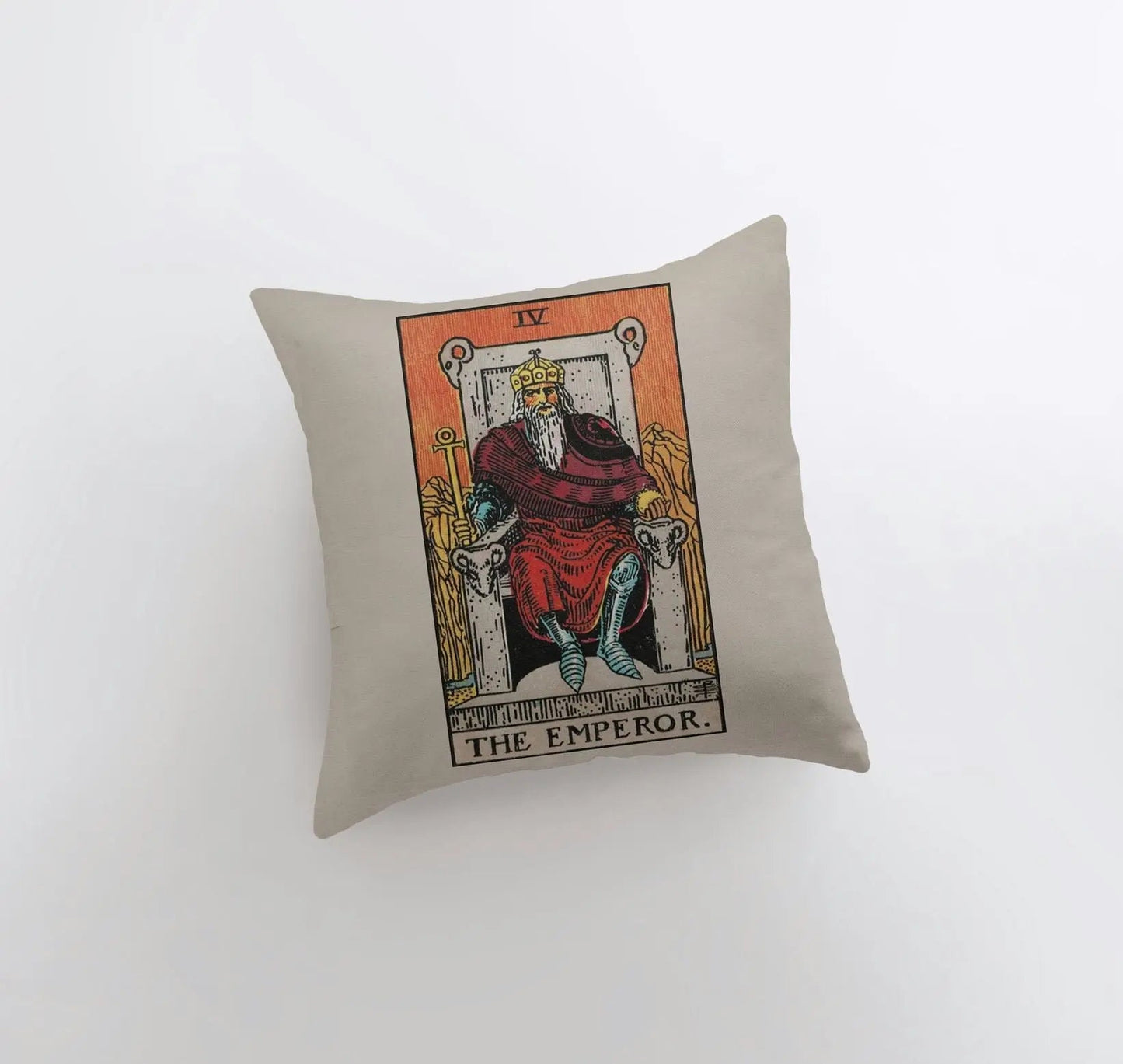 Tarot Card | The Emperor | Zodiac | Astrology | Throw Pillow  | Map of the Stars | Home Decor | Room Decor | Astrology Sign by UniikPillows