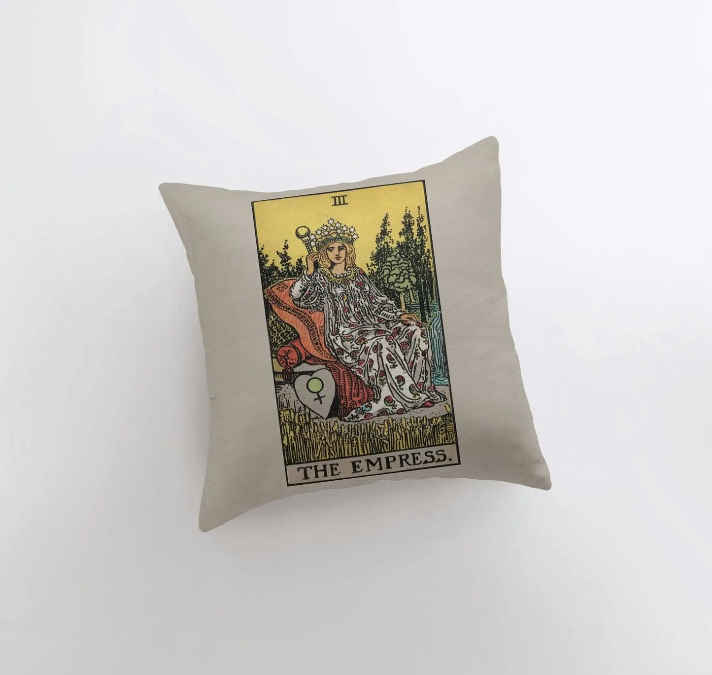 Tarot Card | The Empress | Zodiac | Astrology | Throw Pillow  | Map of the Stars | Home Decor | Room Decor | Astrology Sign by UniikPillows