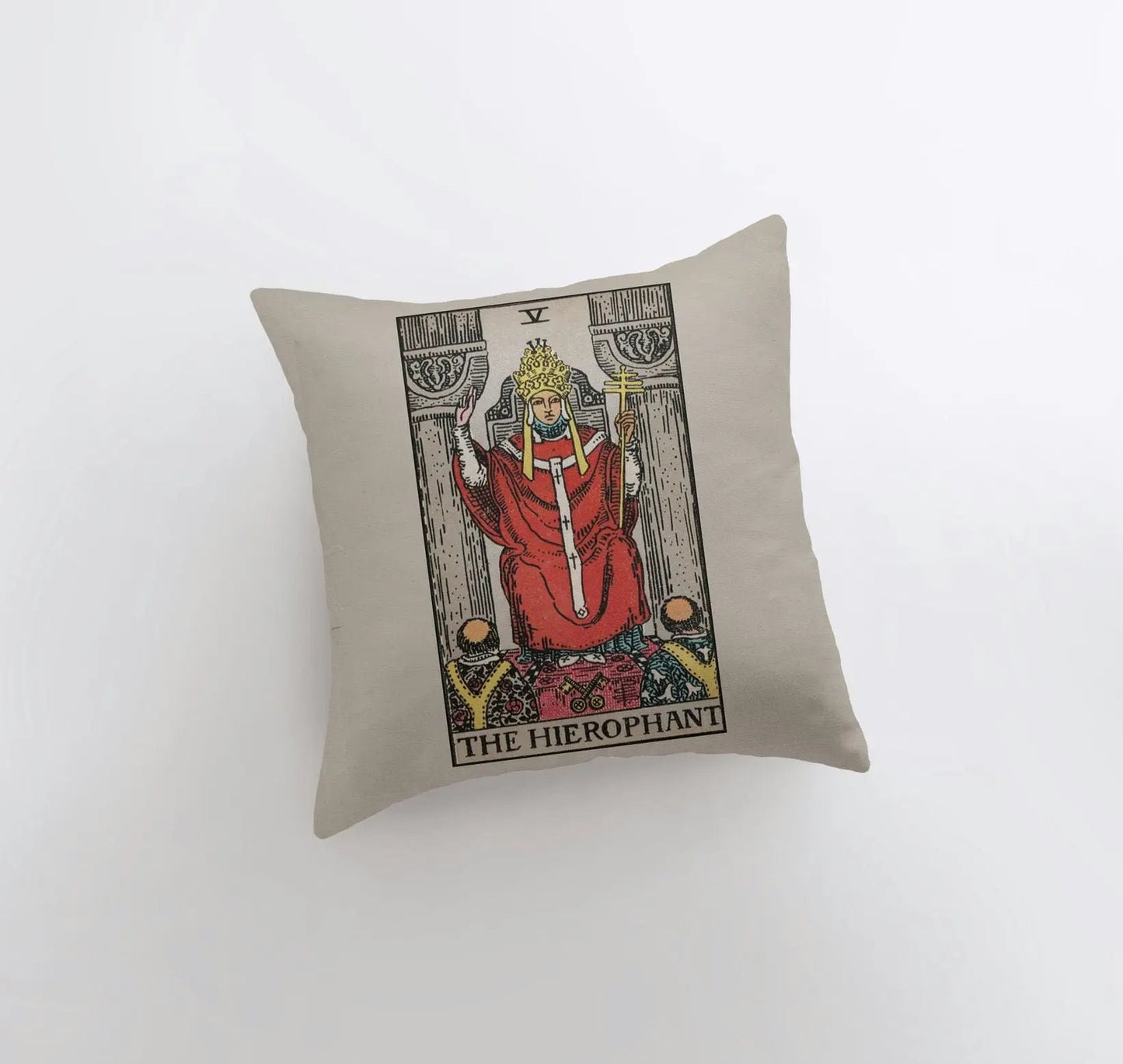 Tarot Card | The Hierophant | Zodiac | Astrology | Throw Pillow  | Map of the Stars | Home Decor | Room Decor | Astrology Sign by UniikPillows