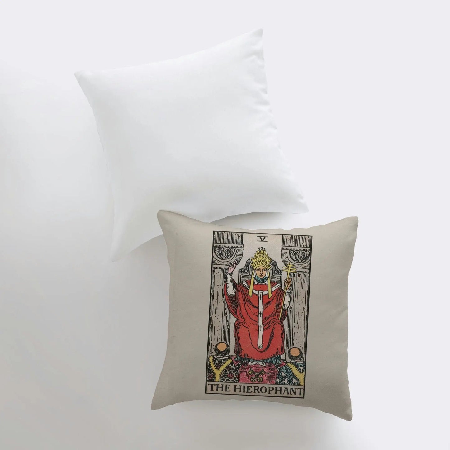 Tarot Card | The Hierophant | Zodiac | Astrology | Throw Pillow  | Map of the Stars | Home Decor | Room Decor | Astrology Sign by UniikPillows