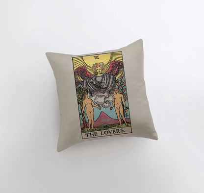 Tarot Card | The Lovers | Zodiac | Astrology | Throw Pillow  | Map of the Stars | Home Decor | Room Decor | Astrology Sign by UniikPillows