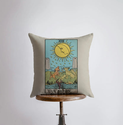 Tarot Card | The Moon | Zodiac | Astrology | Throw Pillow  | Map of the Stars | Home Decor | Room Decor | Astrology Sign by UniikPillows