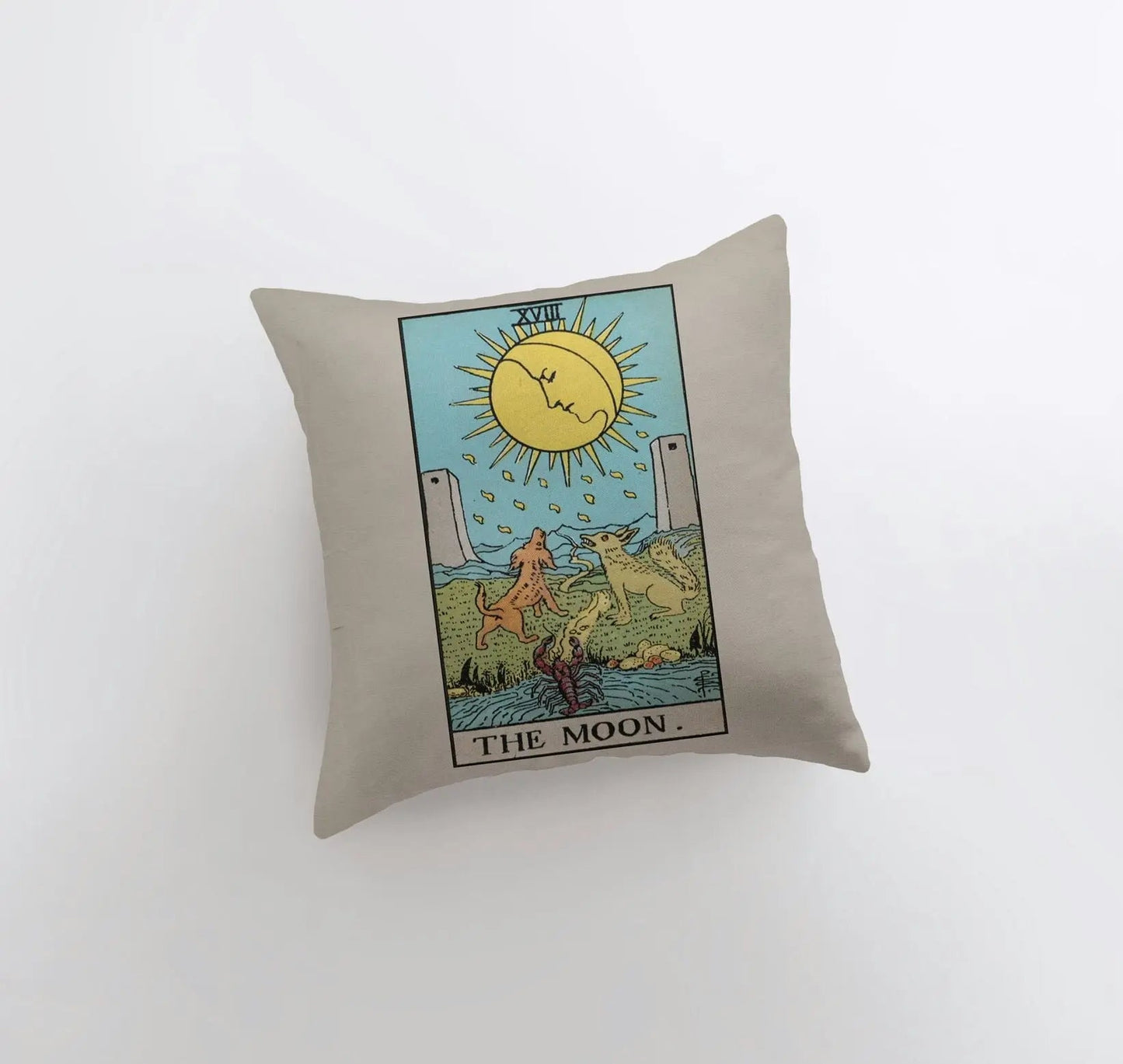 Tarot Card | The Moon | Zodiac | Astrology | Throw Pillow  | Map of the Stars | Home Decor | Room Decor | Astrology Sign by UniikPillows