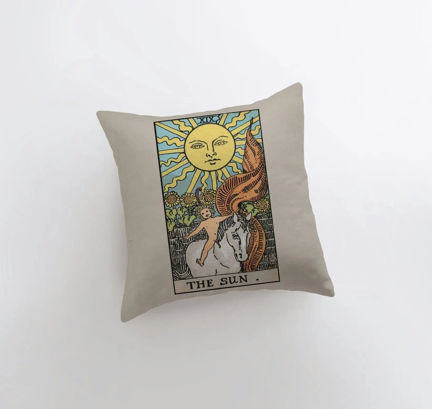 Tarot Card | The Sun | Zodiac | Astrology | Throw Pillow  | Map of the Stars | Home Decor | Room Decor | Astrology Sign by UniikPillows