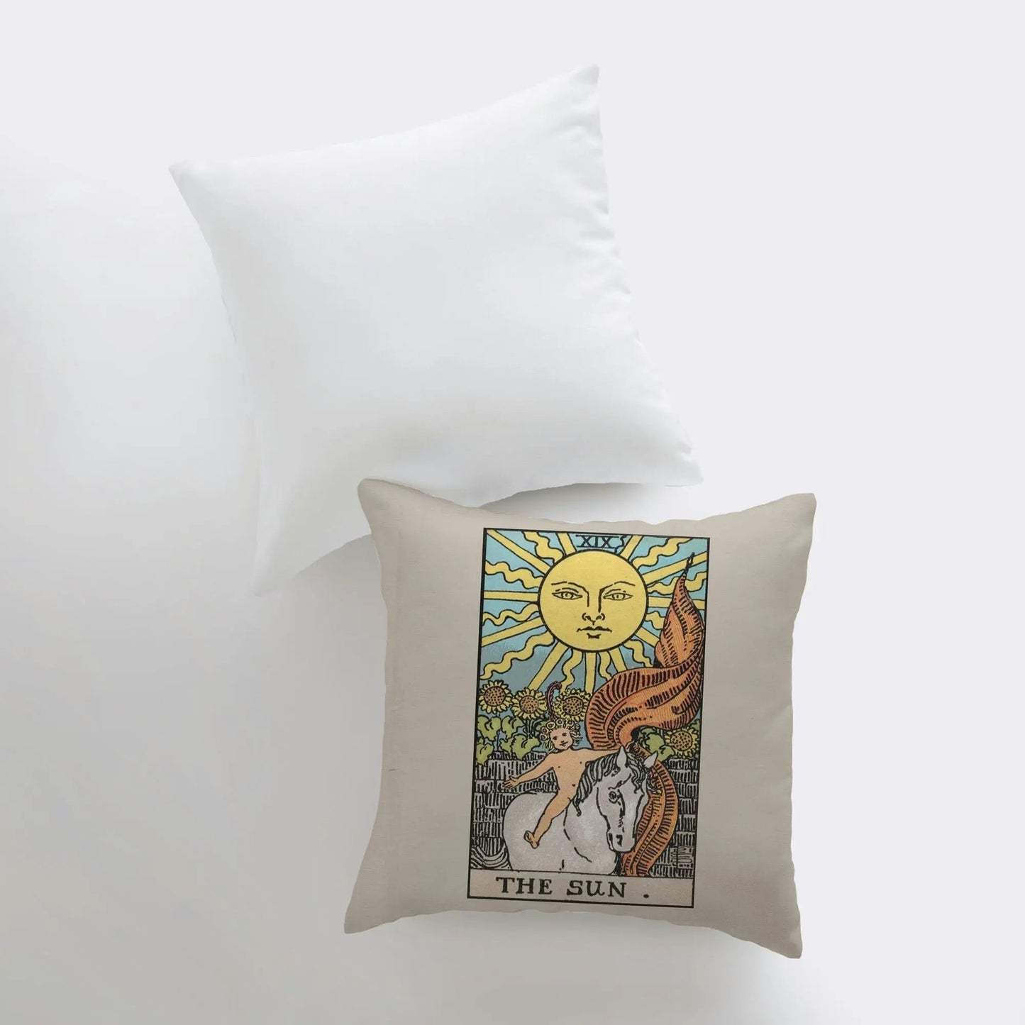 Tarot Card | The Sun | Zodiac | Astrology | Throw Pillow  | Map of the Stars | Home Decor | Room Decor | Astrology Sign by UniikPillows