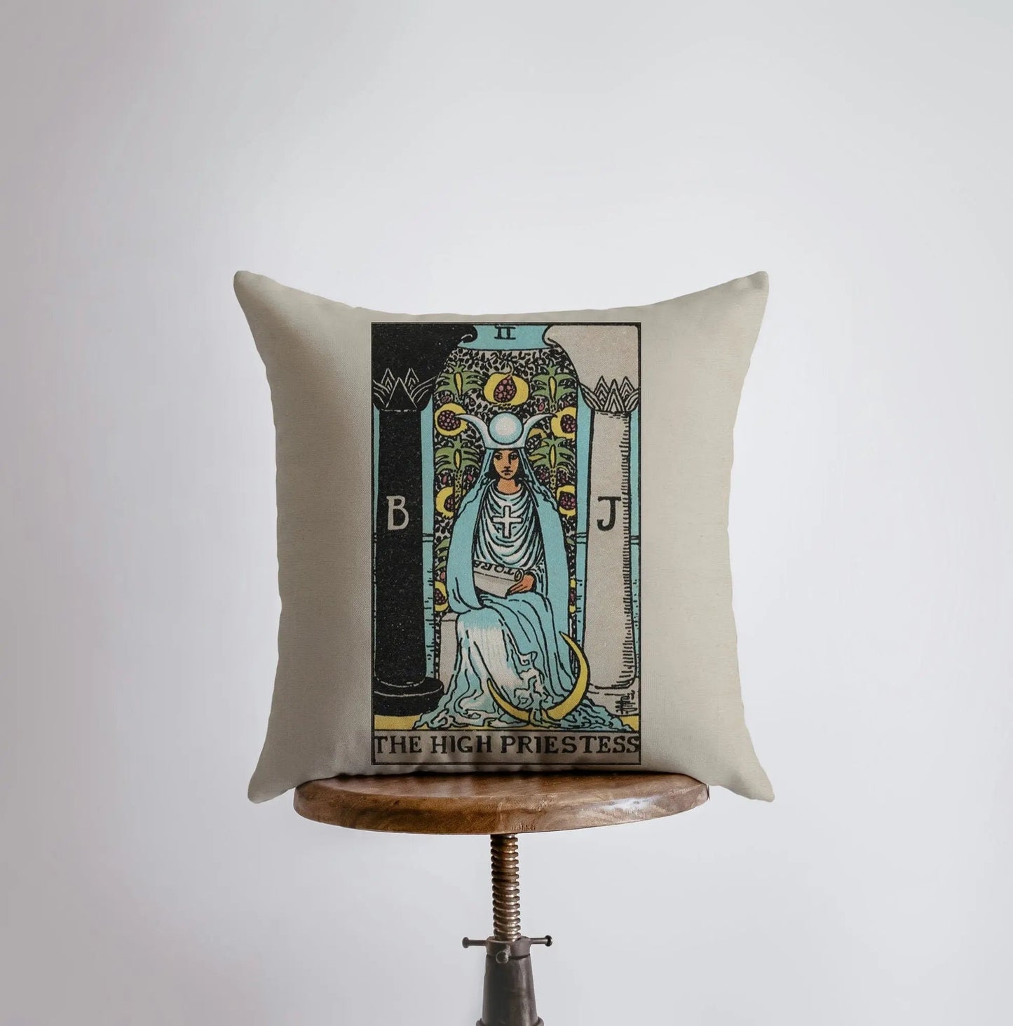 Tarot Card | Zodiac | The High Priestess | Astrology | Throw Pillow  | Map of the Stars | Home Decor | Room Decor | Astrology Sign by UniikPillows