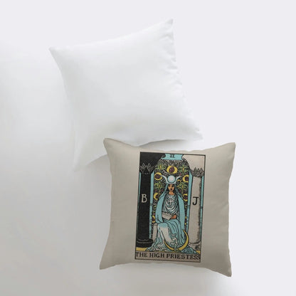 Tarot Card | Zodiac | The High Priestess | Astrology | Throw Pillow  | Map of the Stars | Home Decor | Room Decor | Astrology Sign by UniikPillows