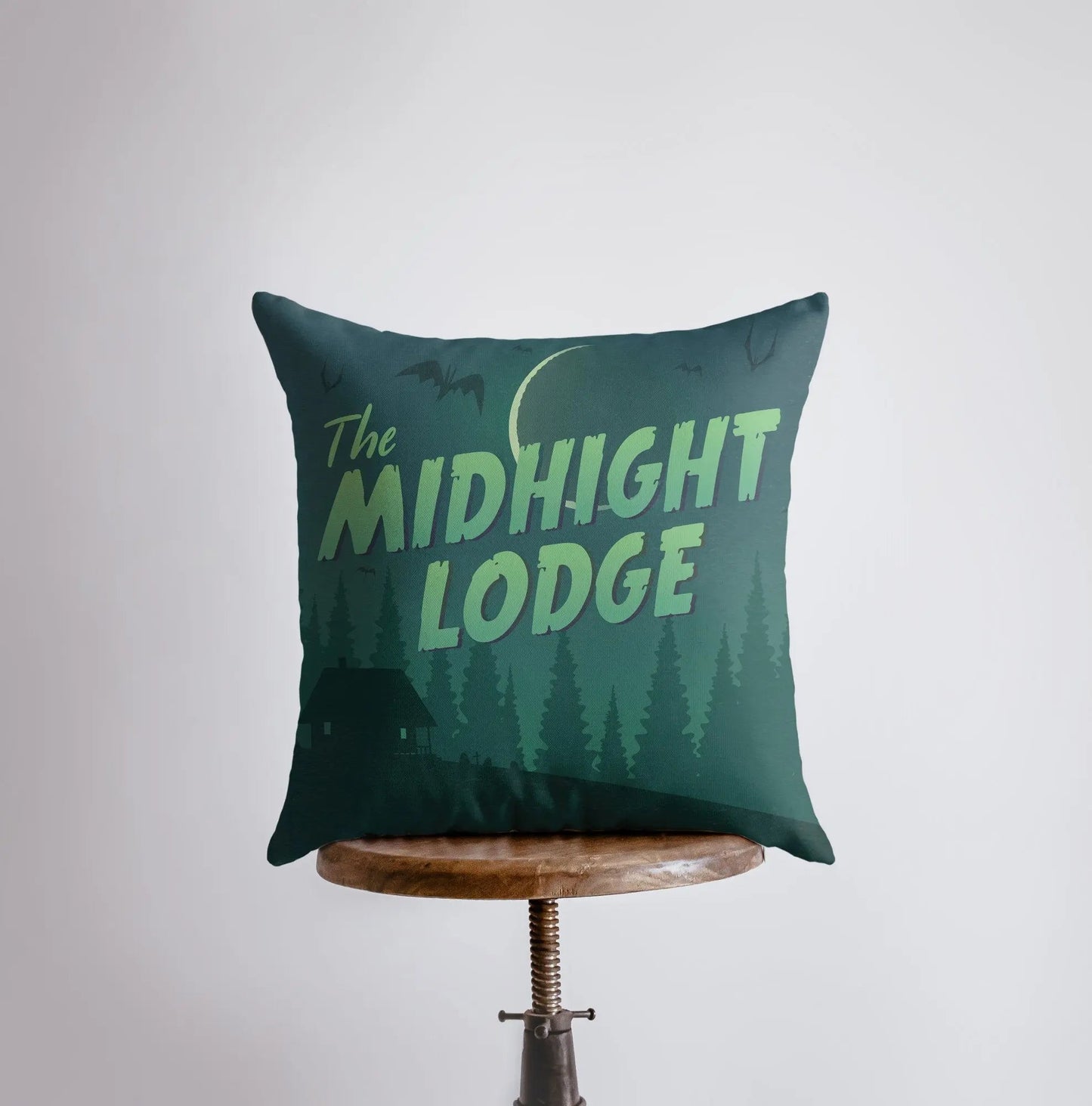 The Midnight Lodge Pillow Cover | Fall Décor | Halloween Pillows | Halloween Décor | Fall Throw Pillows | Cute Throw Pillows by UniikPillows