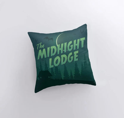 The Midnight Lodge Pillow Cover | Fall Décor | Halloween Pillows | Halloween Décor | Fall Throw Pillows | Cute Throw Pillows by UniikPillows