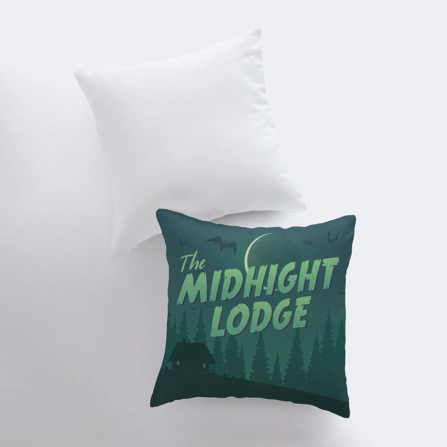 The Midnight Lodge Pillow Cover | Fall Décor | Halloween Pillows | Halloween Décor | Fall Throw Pillows | Cute Throw Pillows by UniikPillows