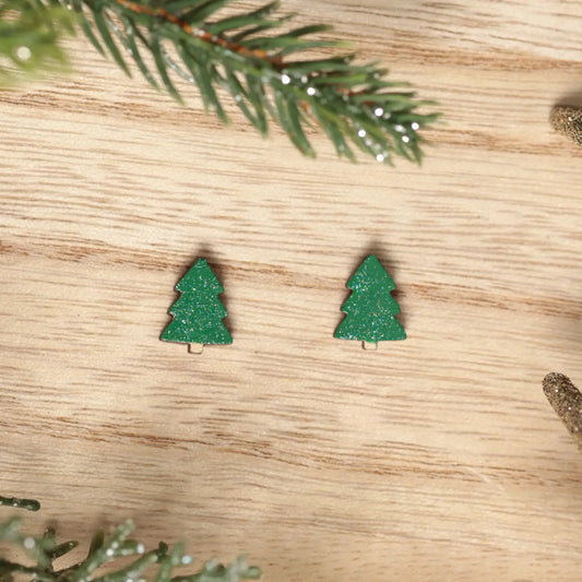 Christmas Tree Studs by LE CHIC MIAMI