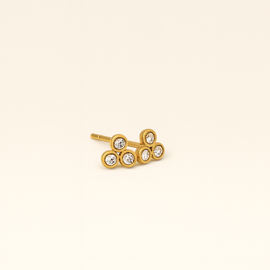 Triad Stud Earrings