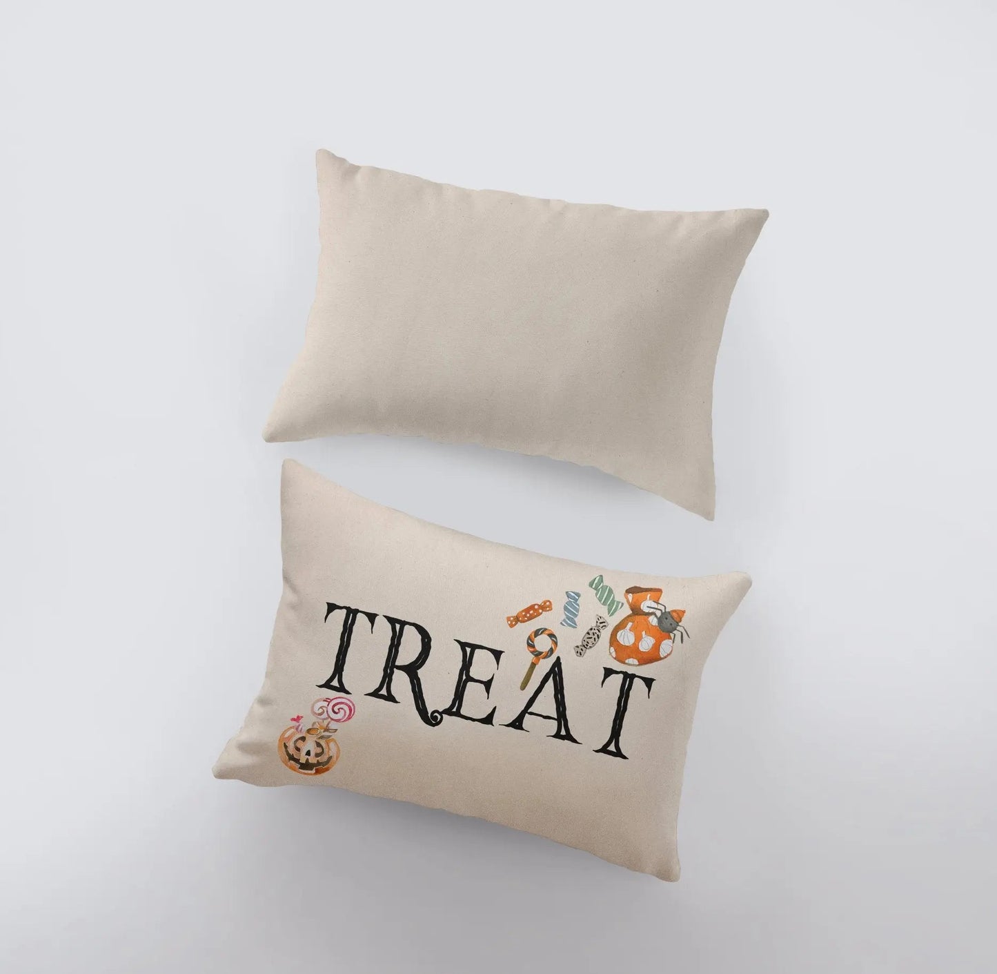 Trick or Treat Pillow Set | Fall Décor | Halloween Pillows | Halloween Décor | Fall Throw Pillows | Cute Throw Pillows by UniikPillows