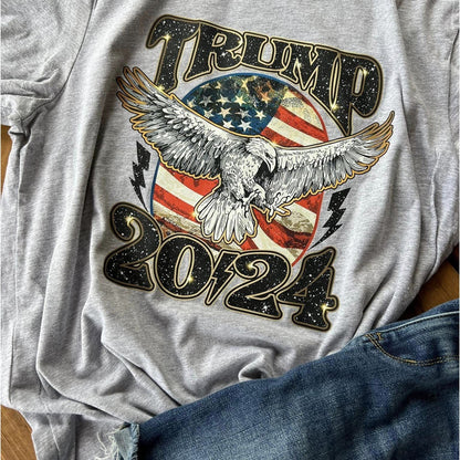 Trump 2024 Eagle Patriotic T-shirt