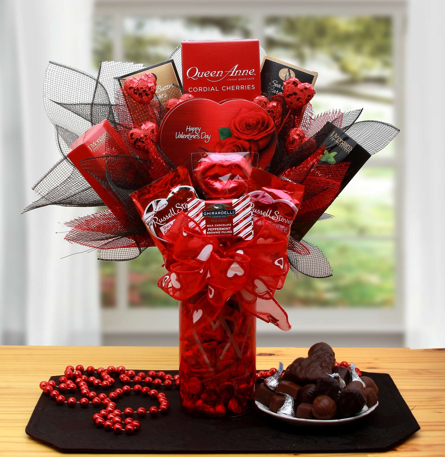 You're My Hearts Desire Chocolate Valentine Bouquet