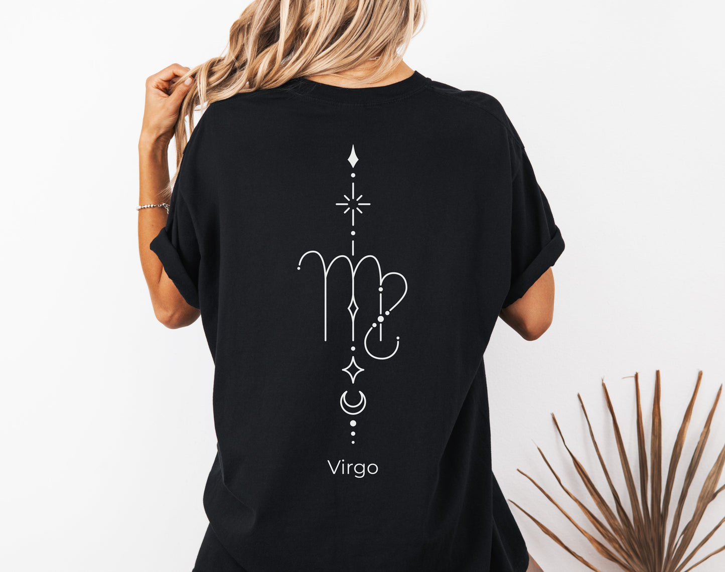 Zodiac Signs Minimalistic Graphic Tee by All The Right Perks LLC